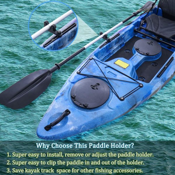 Kayak Paddle Holder, Save Kayak Track Space, Kayak Fishing Net Holder, - Image 2