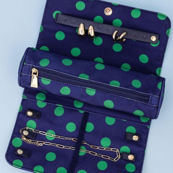 kate spade new york Travel Jewelry Case Organizer, Fabric Jewelry Box for - Image 5