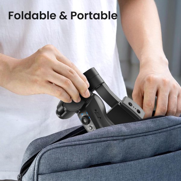 Gimbal Stabilizer for Smartphone, 3-Axis Phone Gimbal Portable and Foldable - Image 6