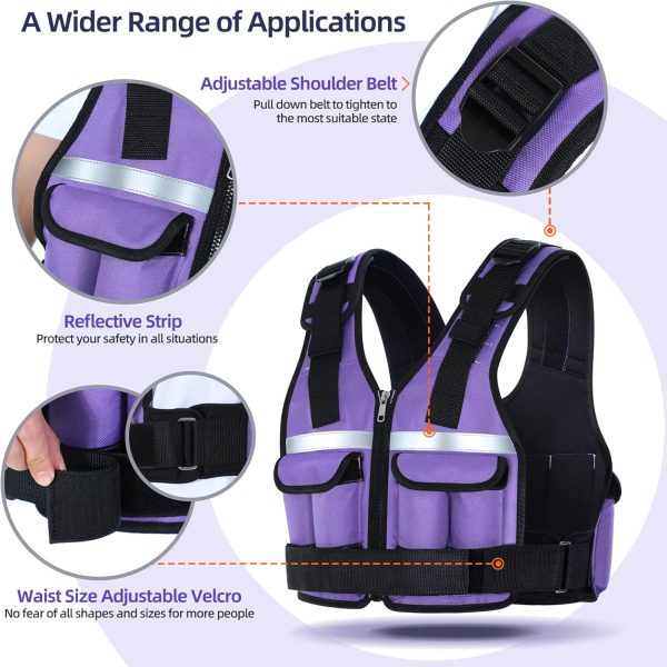 Adjustable Weighted Vest Weights Set: Sportneer 2-18 lbs/2-19 lbs Body - Image 2