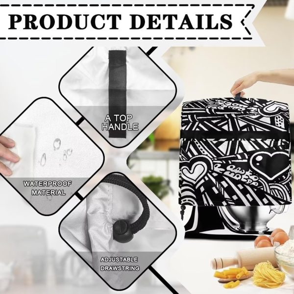 Kitchen Stand Mixer Cover Comfort Polyester Taffeta Kitchen Mixer Cover - Image 7