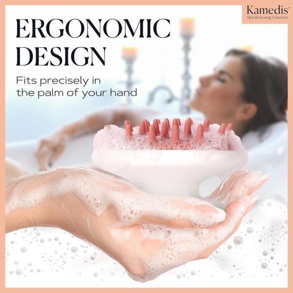 KAMEDIS Scalp Massager Brush - Silicone Gentle Scalp Scrubber, Exfoliator & - Image 6