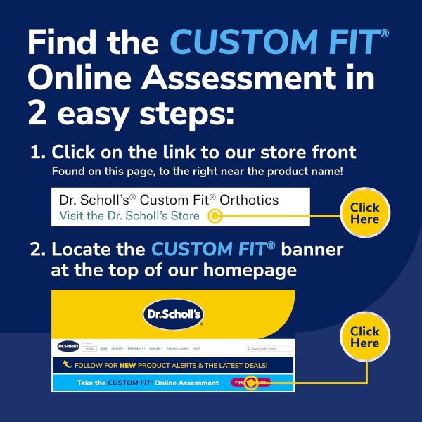 Dr. Scholl’s Custom Fit Orthotics 3/4 Length Inserts CF 440, 5-in-1 All-Day - Image 2