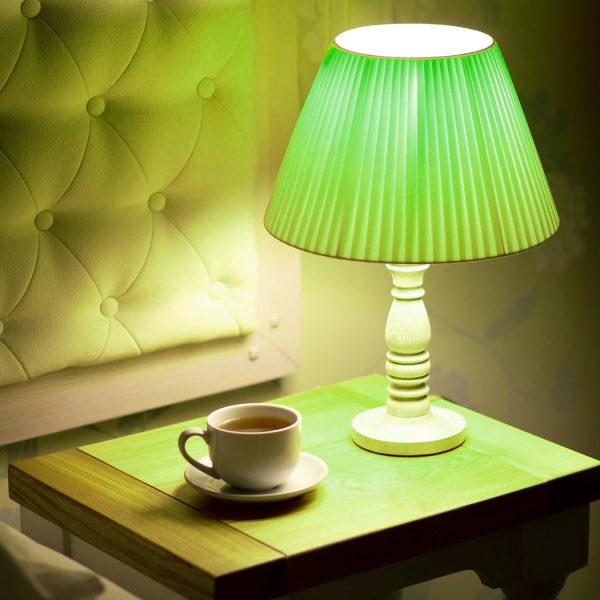 Mandala Crafts Clear 25 Watt Green Light Bulbs E26 Medium Base 120V 25W - Image 6