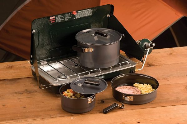 Coleman 6-Piece Steel Family Camping Cookware Set, Includes Frying Pan, - Image 5