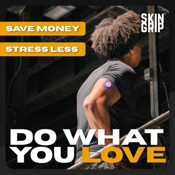 Skin Grip Adhesive Patches for Dexcom G7 & Stelo CGM with Cutout – - Image 7