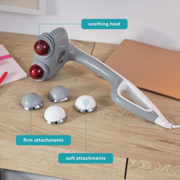Homedics Back Massager - Heated Automatic Percussion Back, Body and Neck - Image 3