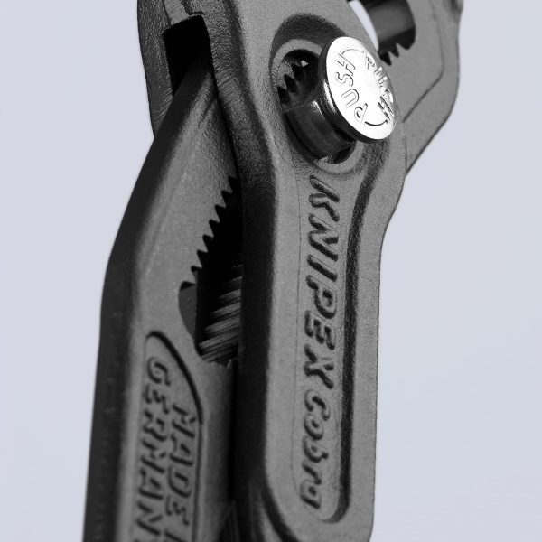 KNIPEX Tools - Cobra Water Pump Pliers (8701125), 5-Inch,Red and Silver - Image 3