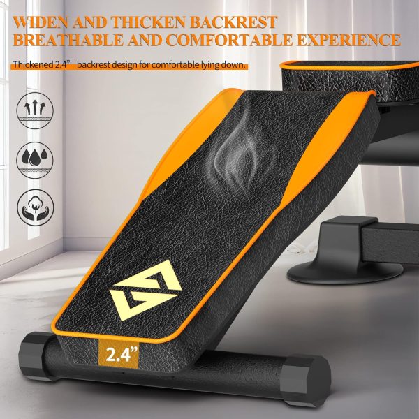 Adjustable Weight Bench, Multi-function Preacher Curl Bench for Home Gym, - Image 5