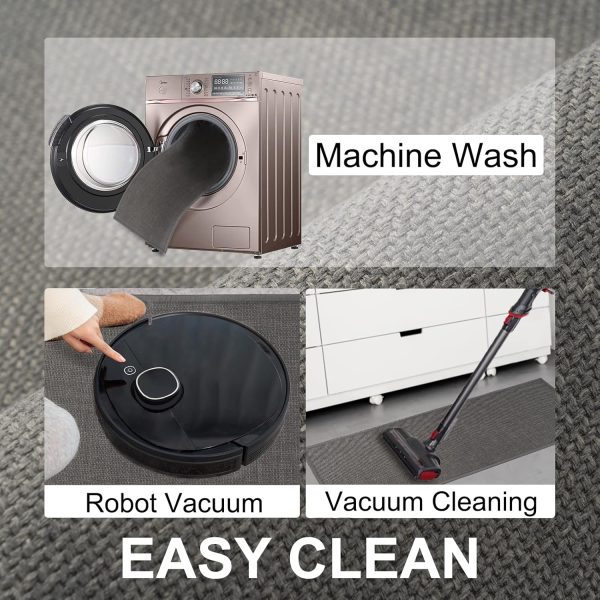 Kitchen Mat 1 PCS, Cushioned Non Slip Rugs for Kitchen Floor, Absorbent - Image 7