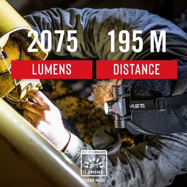 Coast® XPH34R 2075 Lumen USB-C Rechargeable-Dual Power LED Headlamp - Image 4