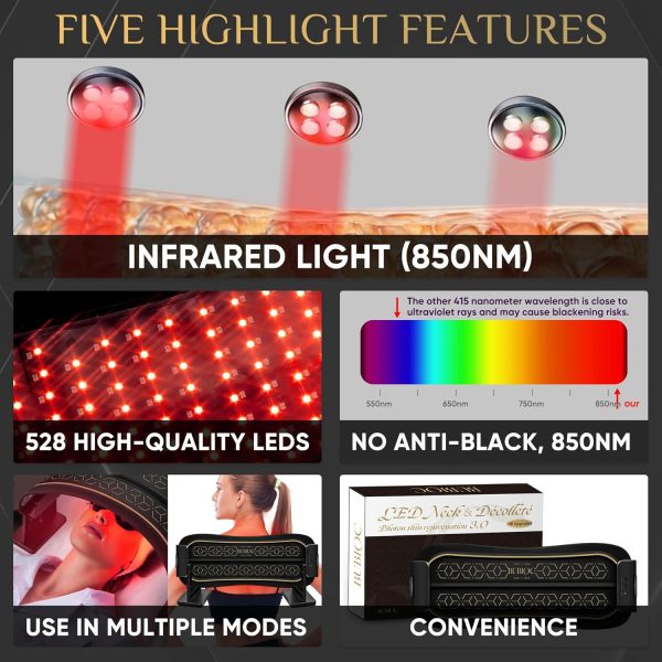 Multifunctional Infrared Red Light Therapy for Body and Face, Near Infrared - Image 4