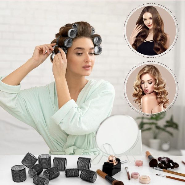 48 Pcs Self Grip Hair Rollers Set with 26 Rollers Hair Curlers & 20 Metal - Image 7