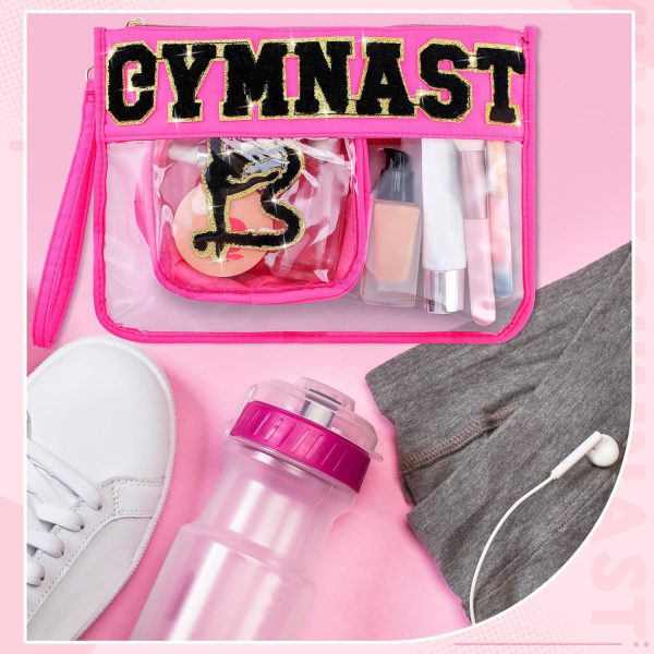 Hillban 2 Pcs Gymnastics Makeup Bag for Women Gymnastic Coach Gift - Image 4