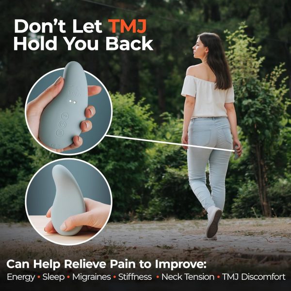 TMJ Relief Products Jaw & Neck Massager w/Soothing Heat Mode-Patented TMJ - Image 7