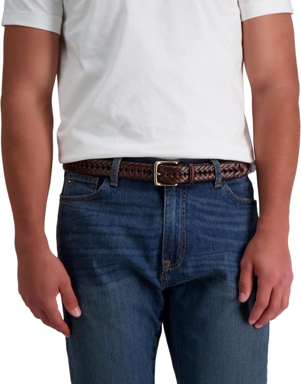 Tommy Hilfiger Men's Braided Everyday Casual Belt - Image 5
