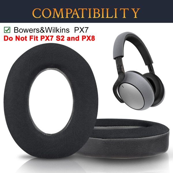 SOULWIT Ear Pads Cushions Replacement for Bowers & Wilkins PX7 Over-Ear - Image 2