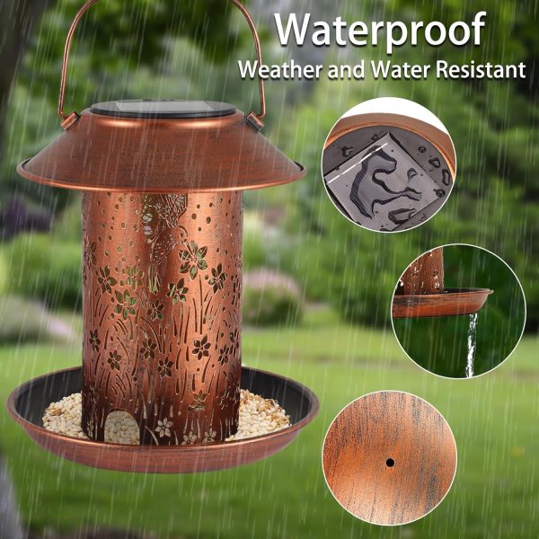 Bird Feeders for Outdoors Hummingbird Solar Lanterns Outdoor Waterproof - Image 4