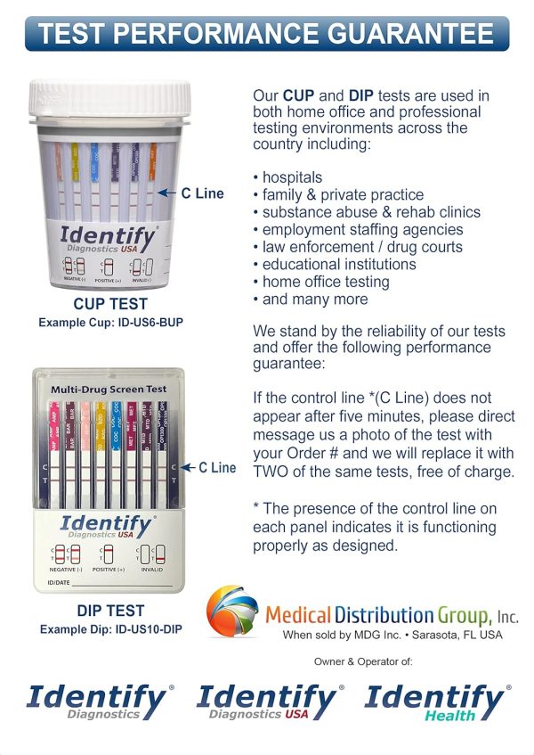 USA Drug Screen Test - 5 Pack - Made In USA 14 Panel CLIA Waived Instant - Image 7