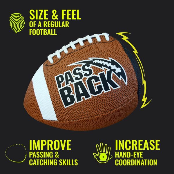 Passback Official Composite Football, Ages 14+, High School Training - Image 9
