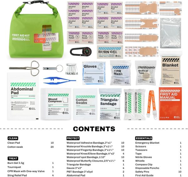 RHINO RESCUE Waterproof First Aid Kit, Lightweight Boat Dry Bag, Emergency - Image 2