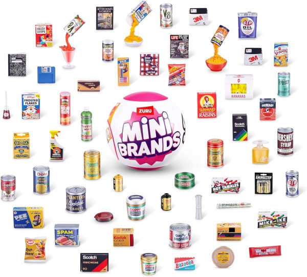 Mini Brands Retro 2 Pack Capsule with 60+ Mystery Mini's to Collect, Real - Image 3