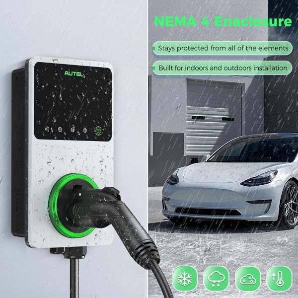 Autel Home Smart Electric Vehicle (EV) Charger up to 50Amp, 240V, - Image 3