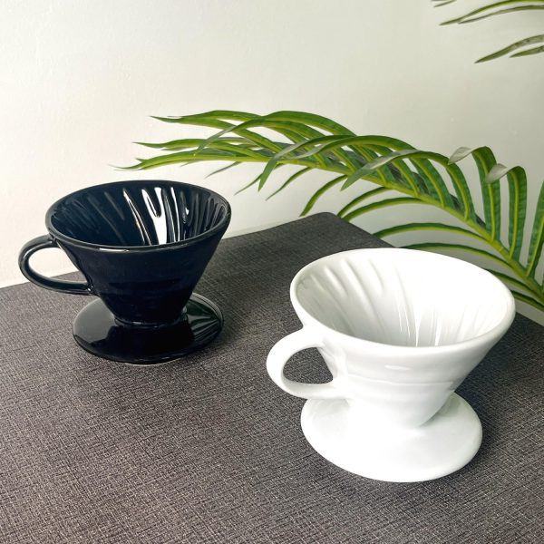 Pour Over Coffee Maker, Single Cup Coffee Dripper, Manual Porcelain Slow - Image 8