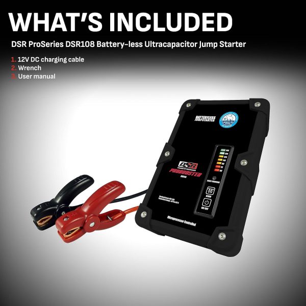 Schumacher DSR108 DSR ProSeries Batteryless Jump Starter - 12V, 450A for - Image 4