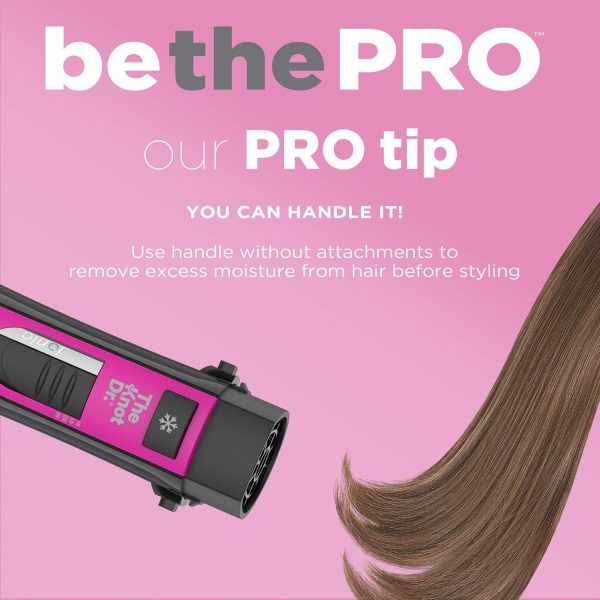 Conair The Knot Dr. All-in-One Smoothing Dryer Brush, Hair Dryer & Hot Air - Image 5