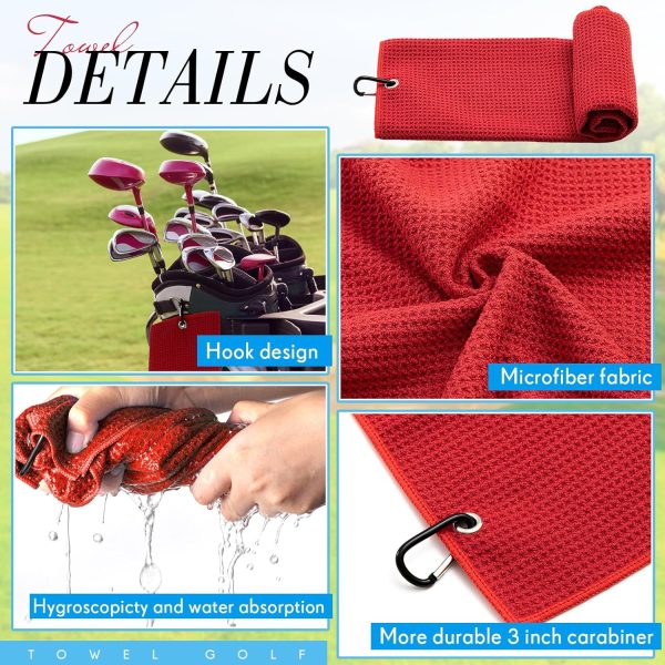 9 Pcs Golf Accessories Kit for Golf Bags Include Golf Towel Golf Club Brush - Image 5