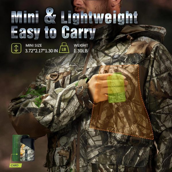 TIDEWE Hunting Rangefinder Mini with Rechargeable Battery, 875Y Laser Range - Image 5