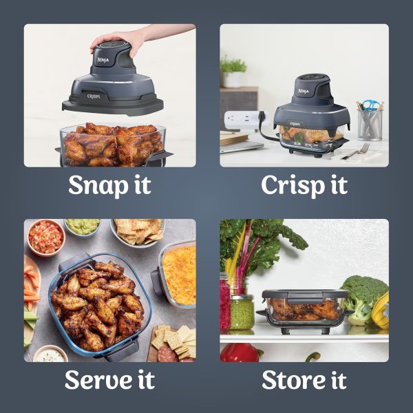 Ninja Crispi Air Fryer, Microwave, Freezer & Dishwasher Safe, Non Toxic - Image 6