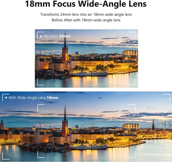 NEEWER Wide Angle Lens Compatible with Sony ZV1 Camera, 2 in 1 18mm HD Wide - Image 3