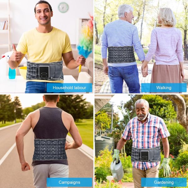 Decompression Back Belt with Heating Pad & Vibration for Lower Back Pain - Image 8