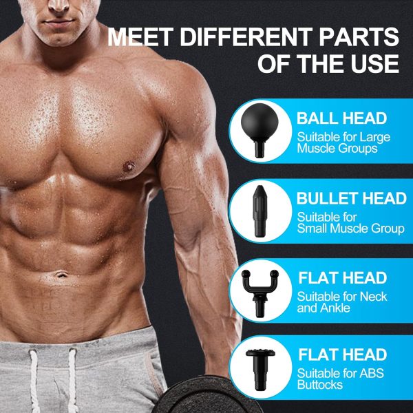 Mini Massage Gun,Portable Deep Tissue Muscle Fashion Back Massager, - Image 4
