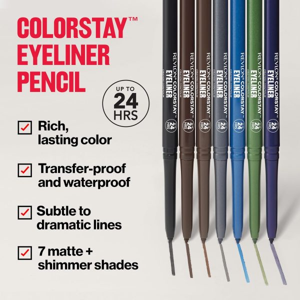 Revlon ColorStay Eyeliner Pencil, Eye Makeup Stocking Stuffers for Women, - Image 5
