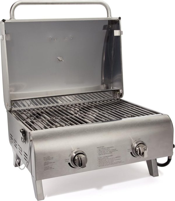 Cuisinart Chef's Style Tabletop Portable Propane Gas Grill with Dual - Image 7