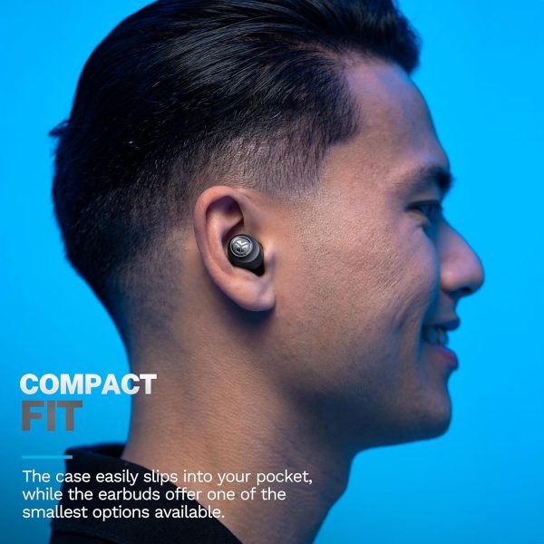 JLab Go Air Pop True Wireless Bluetooth Earbuds & Charging Case - Black, - Image 3