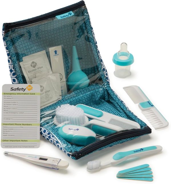 Safety 1st Deluxe 25-Piece Baby Healthcare and Grooming Kit (Arctic Blue) - Image 2