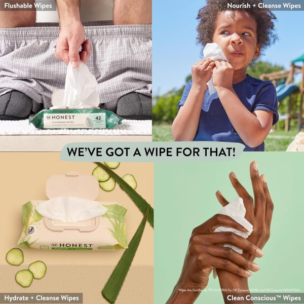 The Honest Company Clean Conscious Unscented Wipes | Over 99% Water, - Image 5