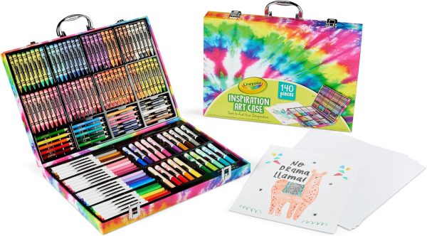 Crayola Inspiration Art Case Coloring Set - Tie-Dye (140ct), Art Set For - Image 3