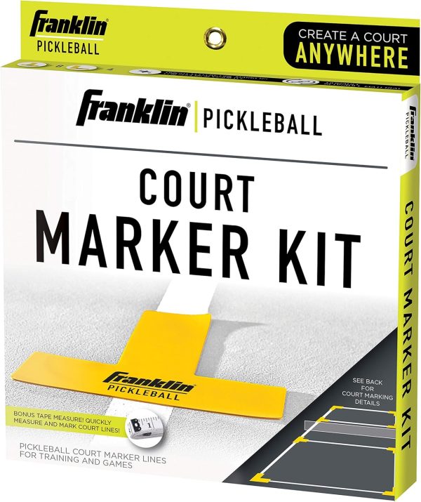 Franklin Sports Pickleball Court Marker Kit - Lines Marking Set with Tape - Image 7