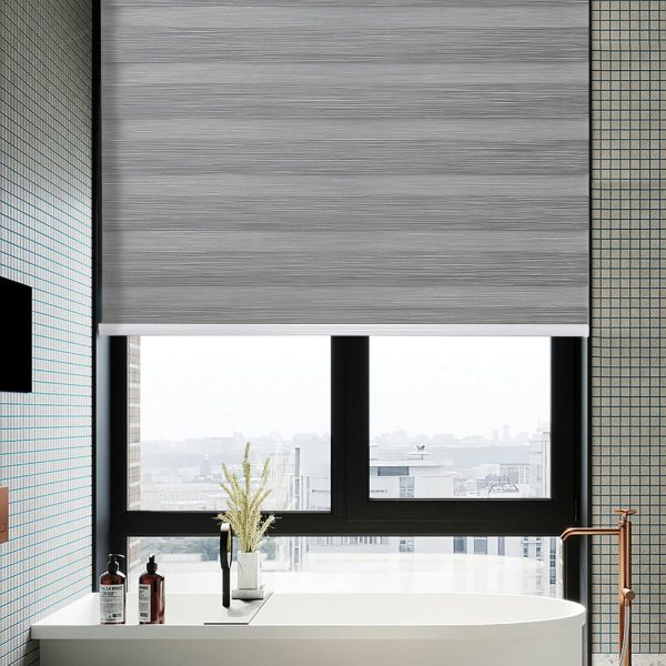 Joydeco Cordless Zebra Blinds for Windows, Dual Layer Free-Stop Zebra - Image 3