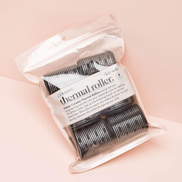 Kitsch Ceramic Thermal Rollers - Self Grip Hair Rollers for Blowout Look - Image 8