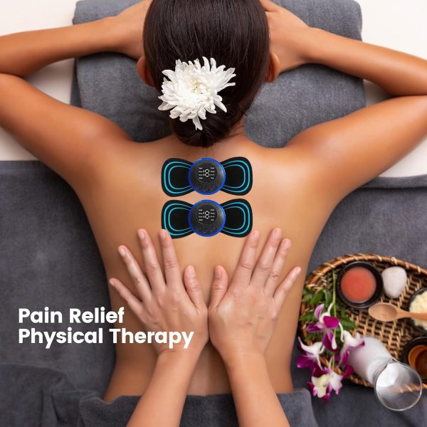 PLENO 2 Mini Muscle Body Massager Host with 2 Replaceable Pads and 19 Speed - Image 5