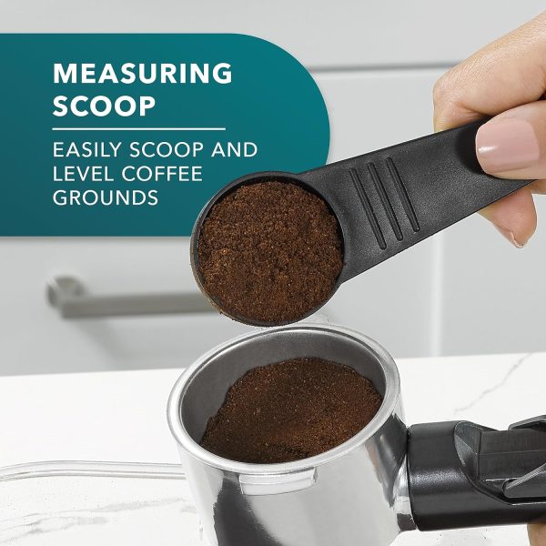 Mr. Coffee 4-Shot Steam Espresso, Cappuccino, and Latte Maker with - Image 6