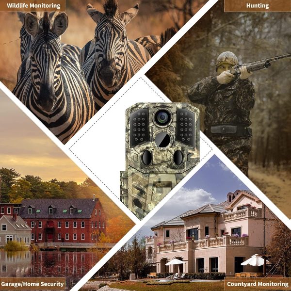 36MP 1920P Trail Camera, Game Camera with Night Vision Motion Activated - Image 7