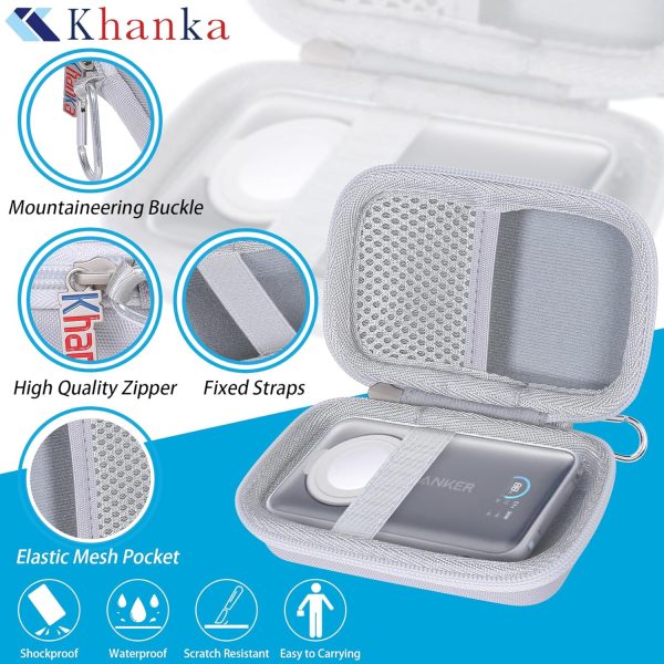 khanka Hard Travel Case Replacement for Anker MagGo Power Bank for Apple - Image 2