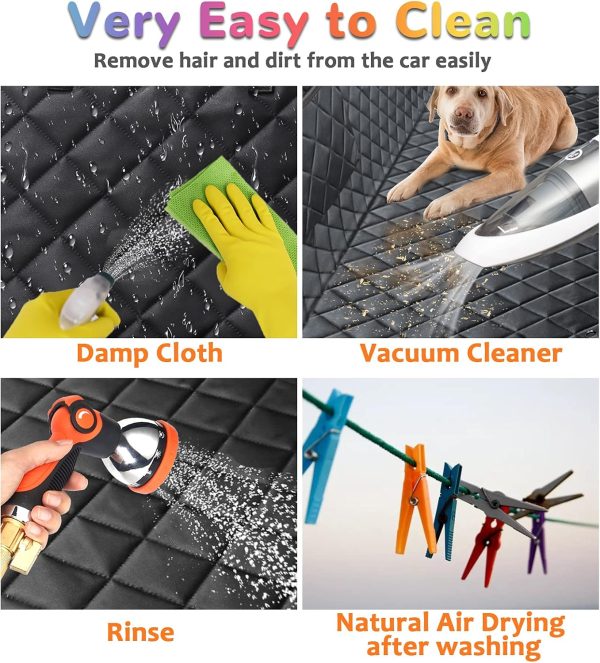 URPOWER Dog Car Seat Cover for Pets 100% Waterproof Seat Cover Hammock 600D - Image 7